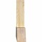 Ekena Millwork Portland Rough Sawn Timber Gable Bracket, Douglas Fir, 96"W x 20"H x 4"D x 6"F, 5/12 Pitch GBW096X20X0406POR00RDF - alternate 5